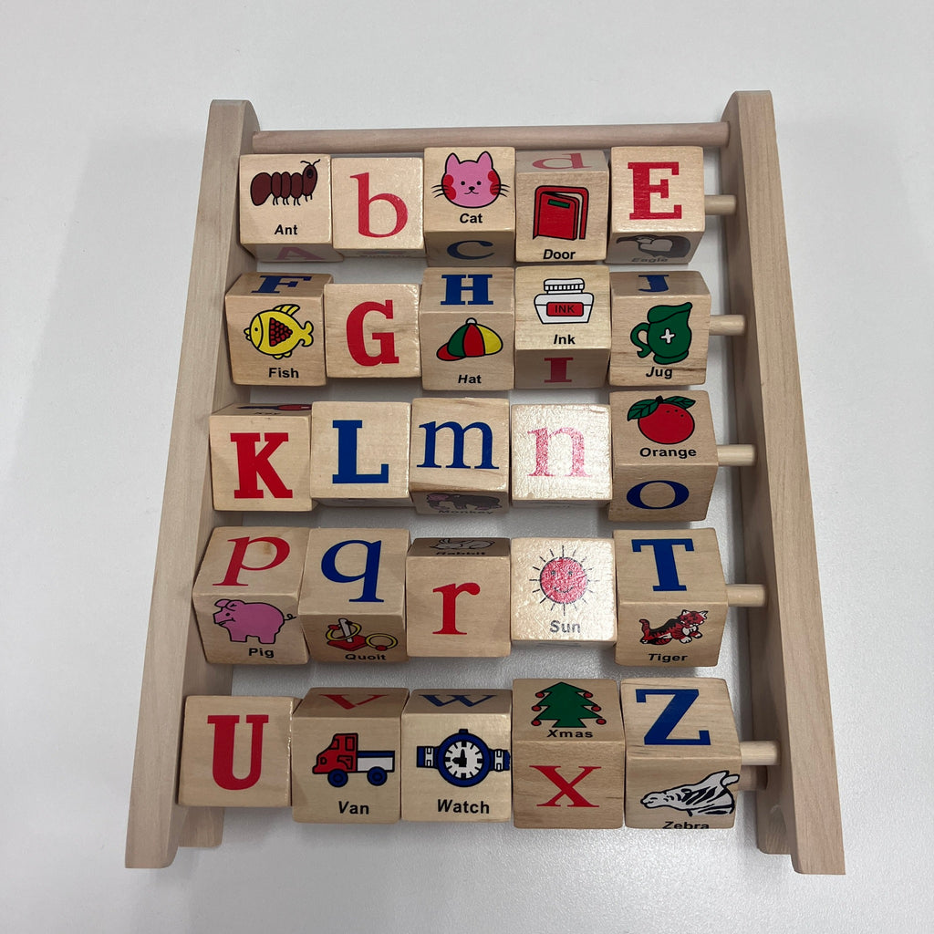 Wooden English Flip Frame