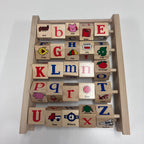 Wooden English Flip Frame