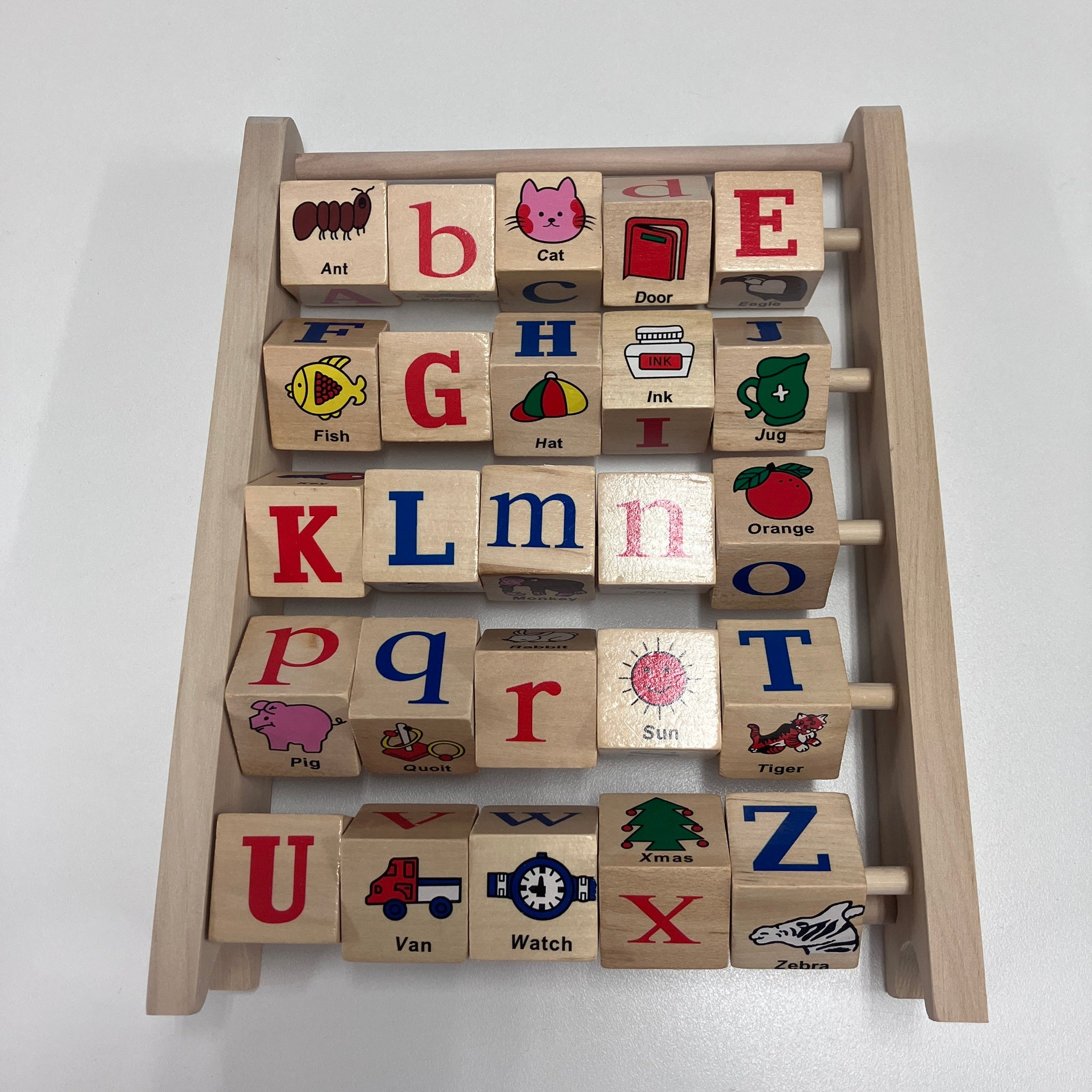 Wooden English Flip Frame