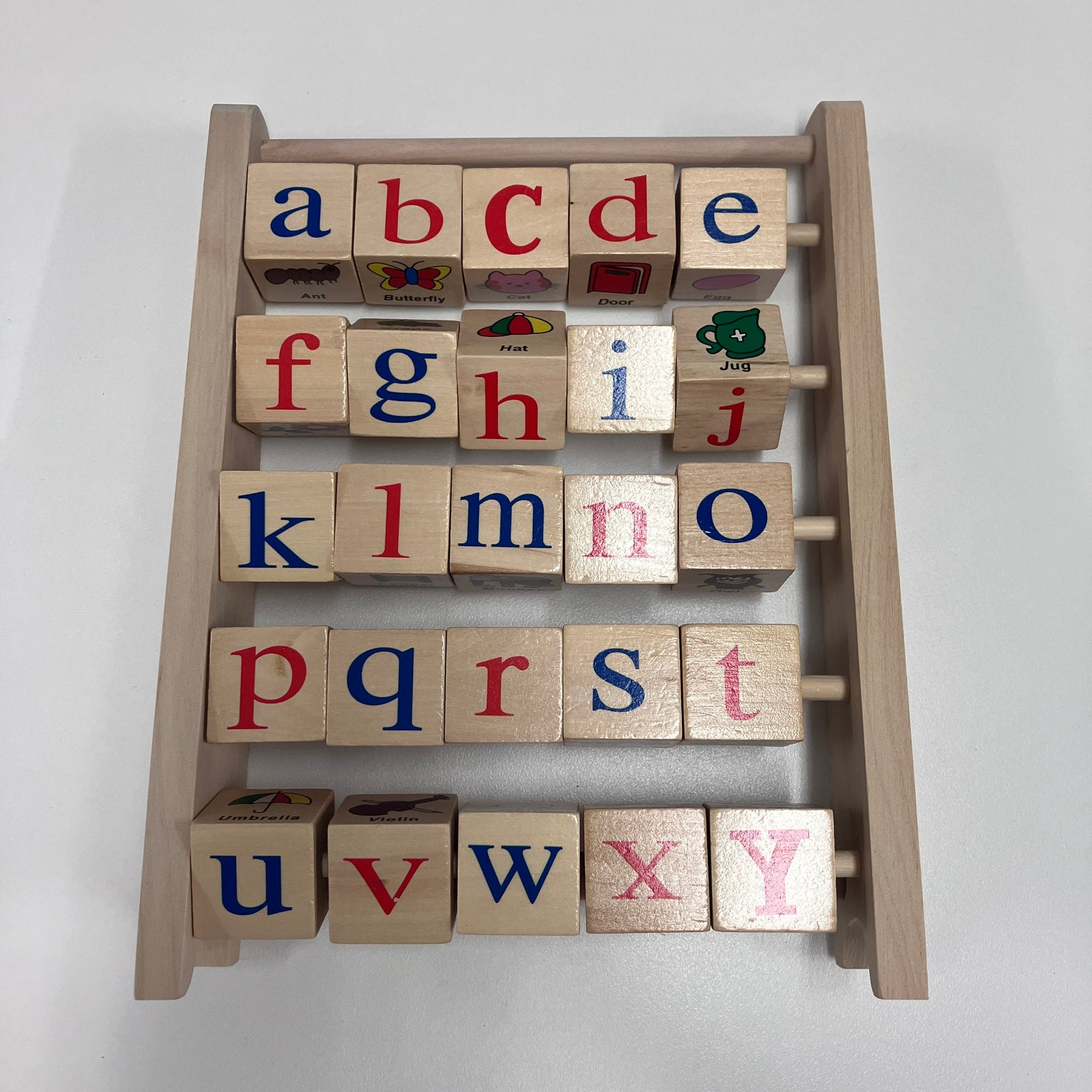 Wooden English Flip Frame