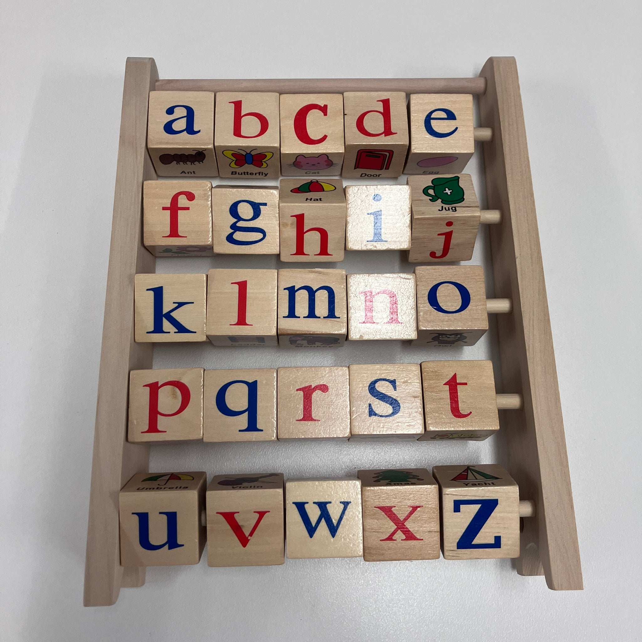 Wooden English Flip Frame