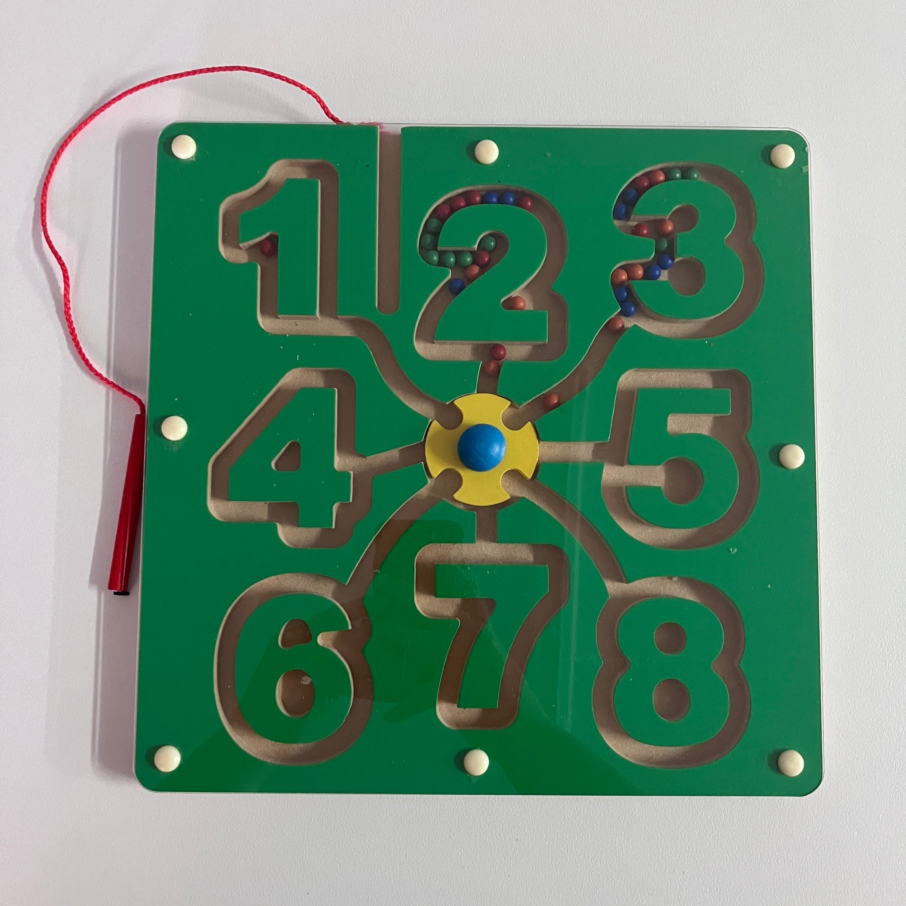Wooden Magnetic Maze - 1-8