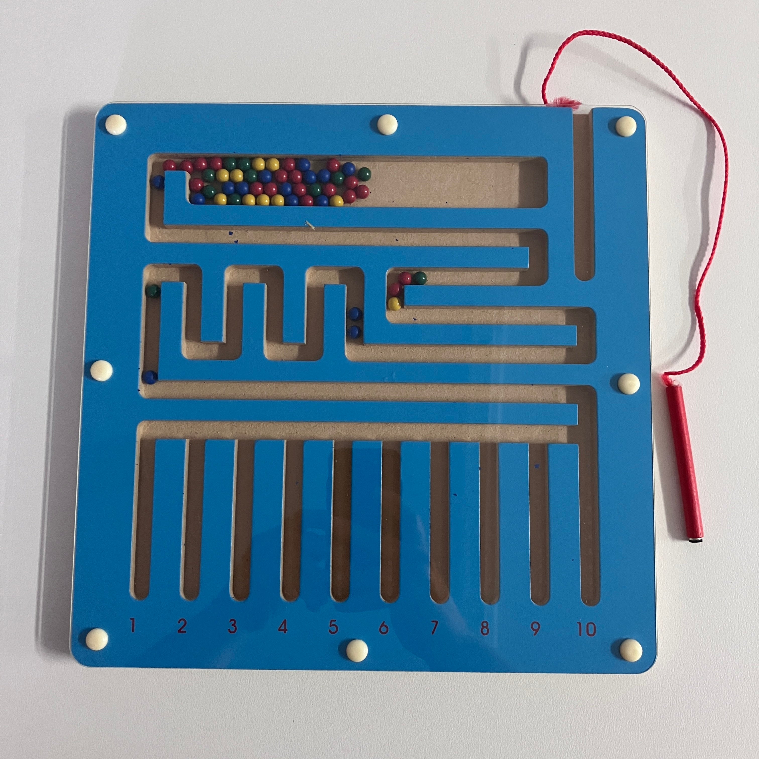 Wooden Magnetic Maze - 1-10