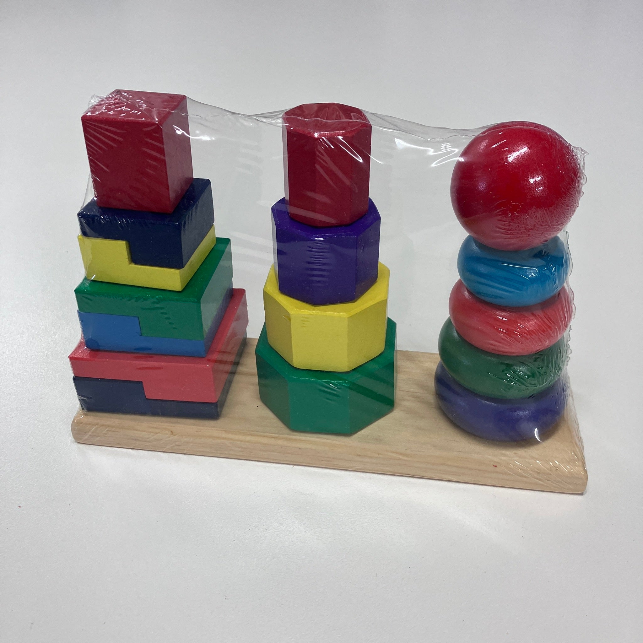 Wooden Geometry Stacker - Small