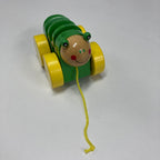 Wooden Pull Along Animals - Large - Frog