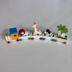 Wooden Train - Magnetic Animal Train