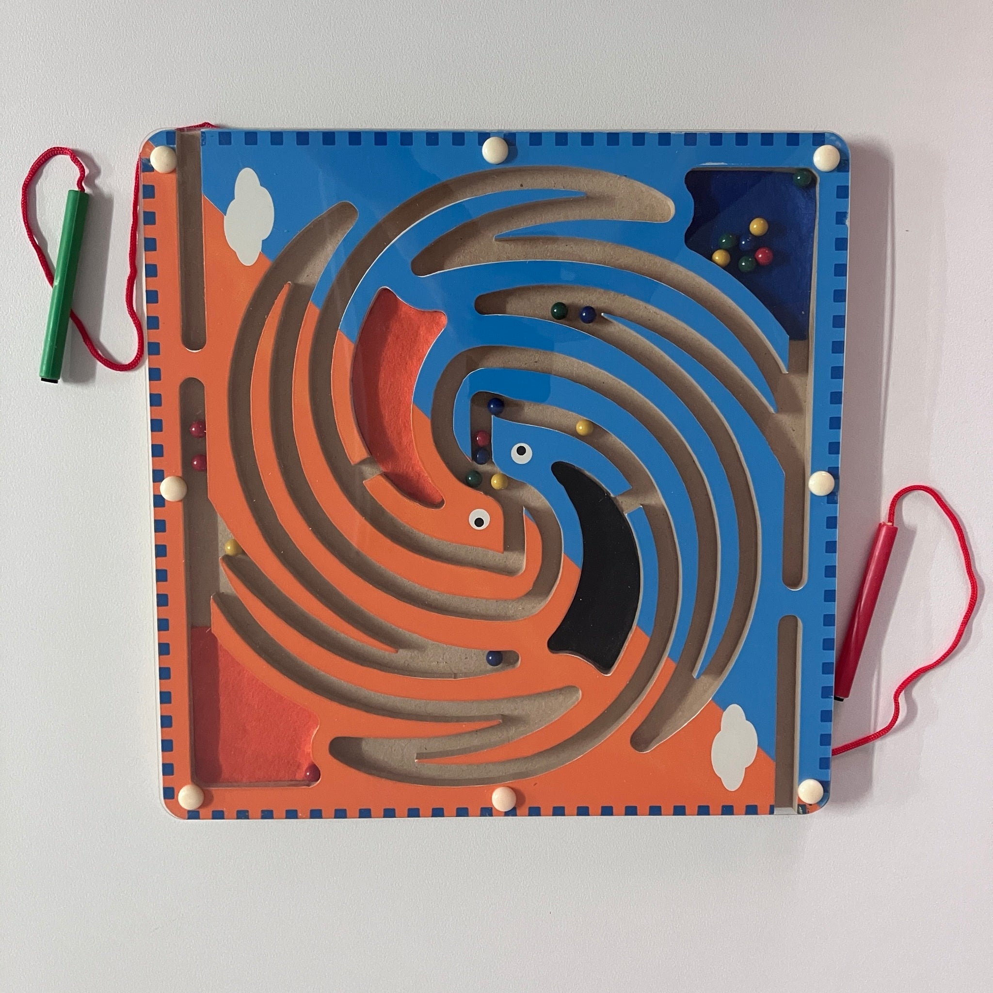 Wooden Magnetic Maze - Birds