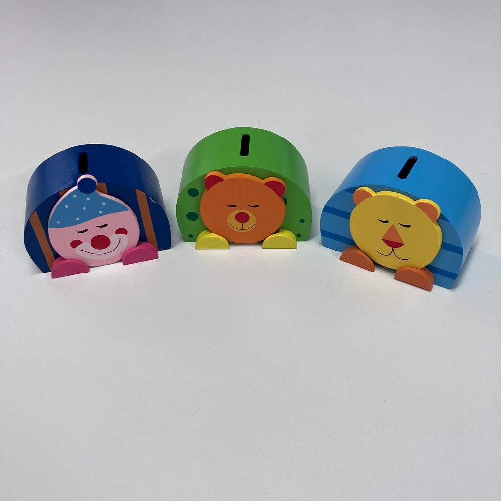 Wooden Money Box - Assorted Designs