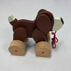 Wooden Pull Along Animals - Dog