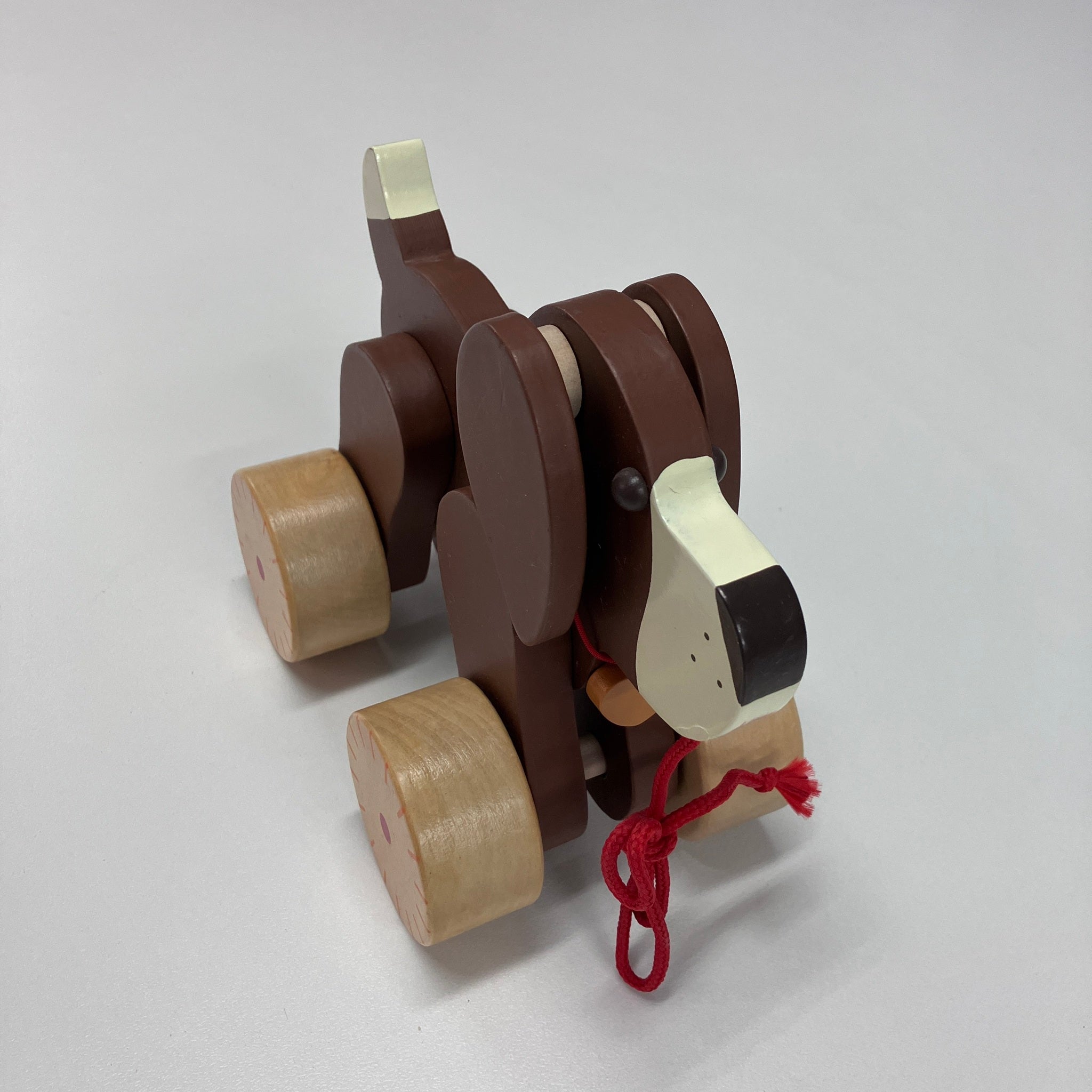 Wooden Pull Along Animals - Dog