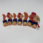 Wooden Pull Along Animals - Fish