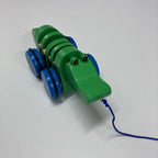 Wooden Pull Along Animals - Alligator