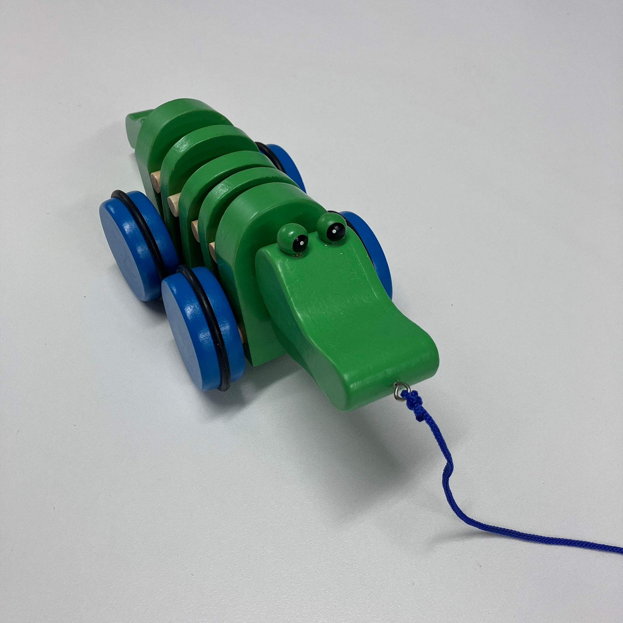 Wooden Pull Along Animals - Alligator