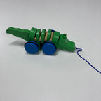 Wooden Pull Along Animals - Alligator
