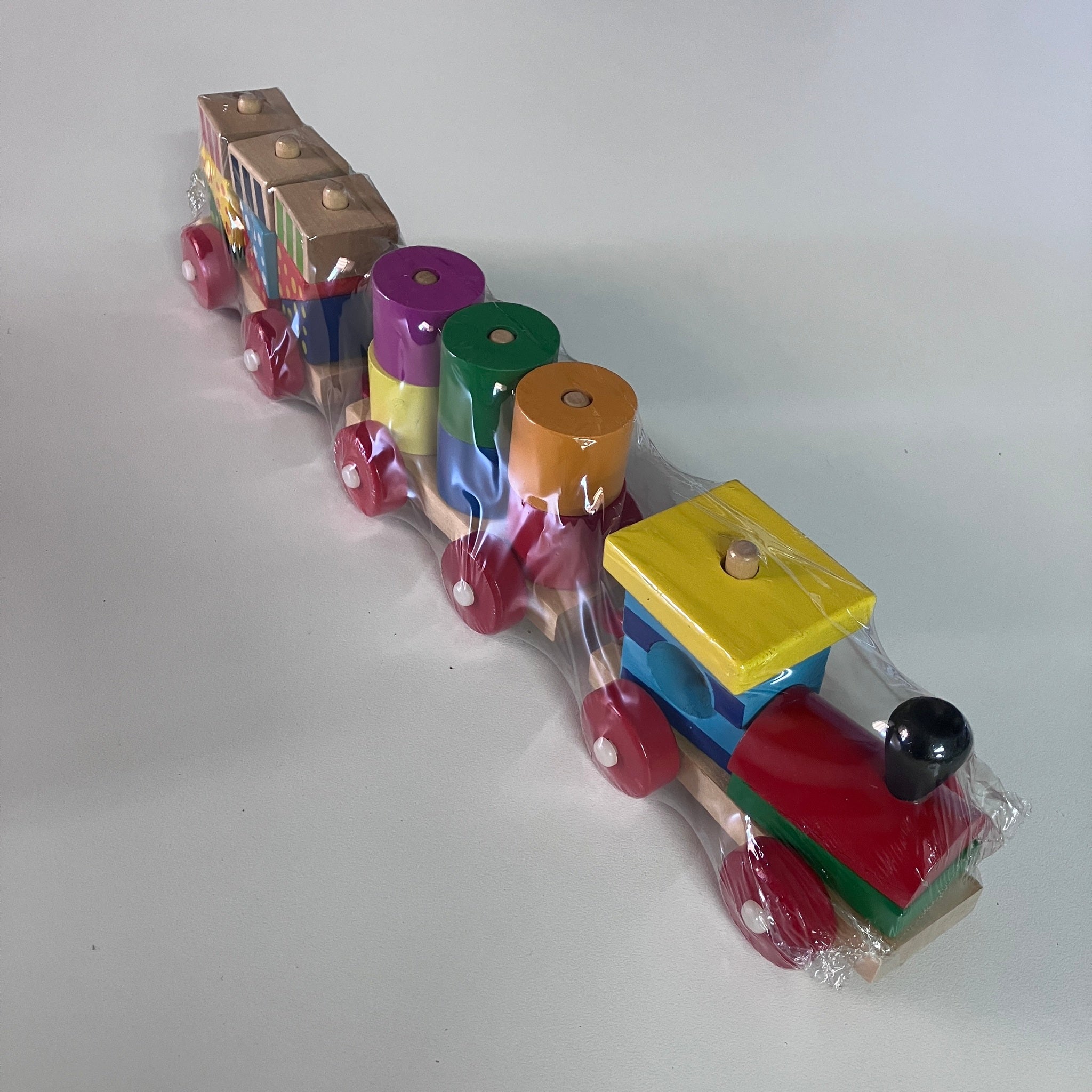 Wooden Train - Geometry Block Train