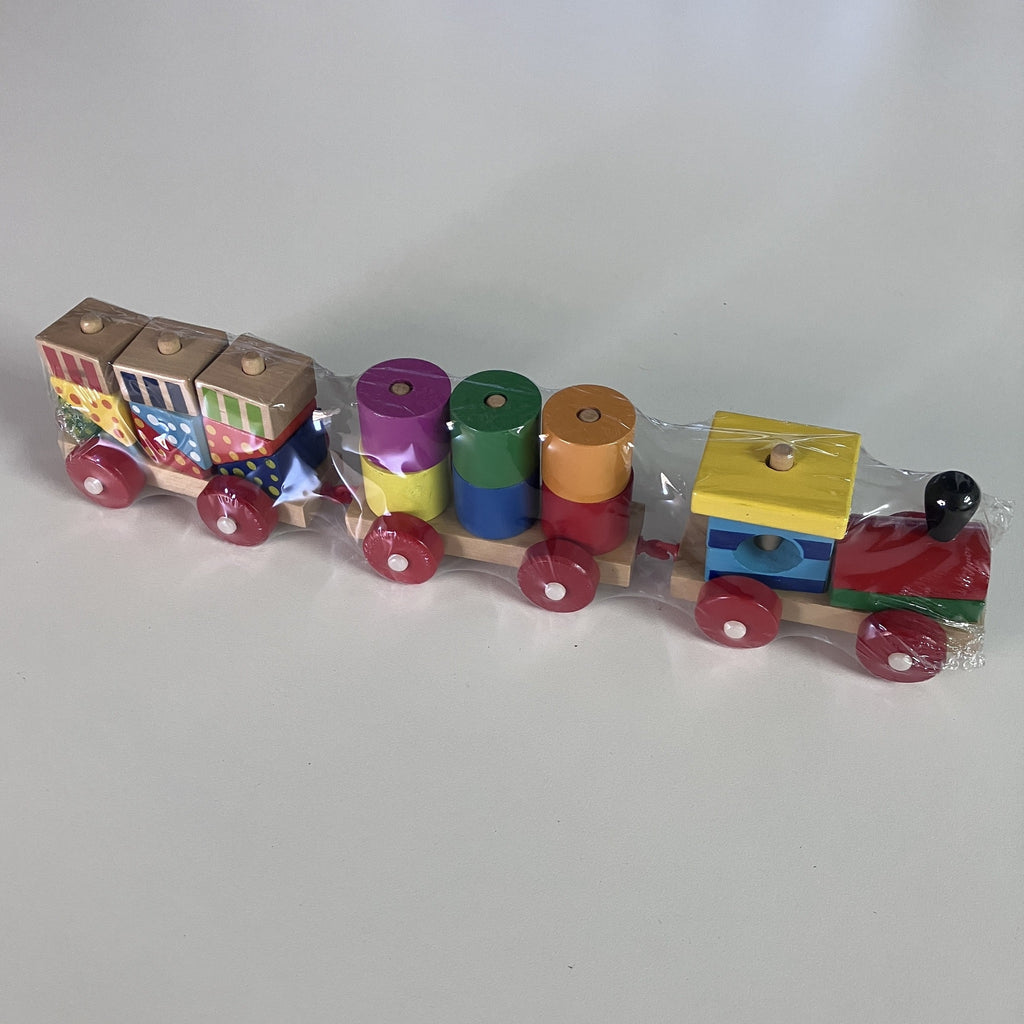 Wooden Train - Geometry Block Train