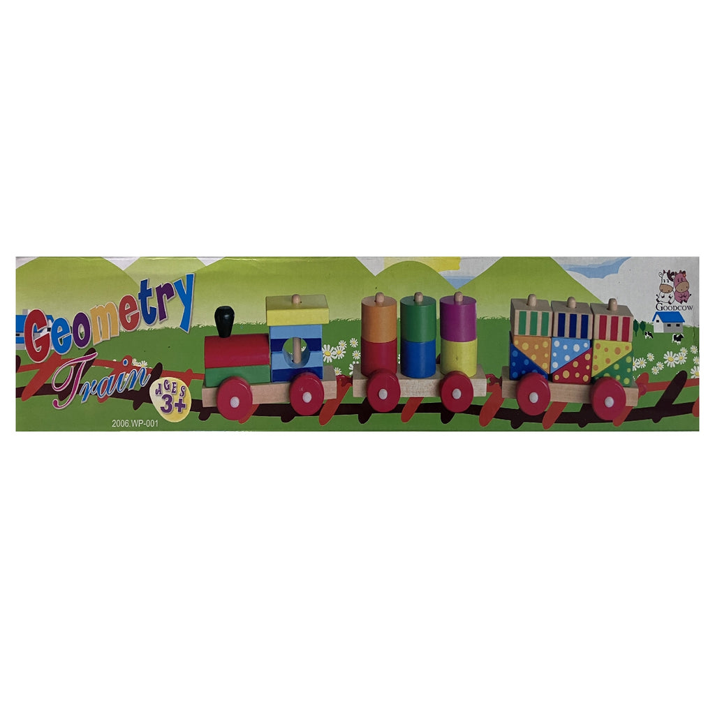Wooden Train - Geometry Block Train