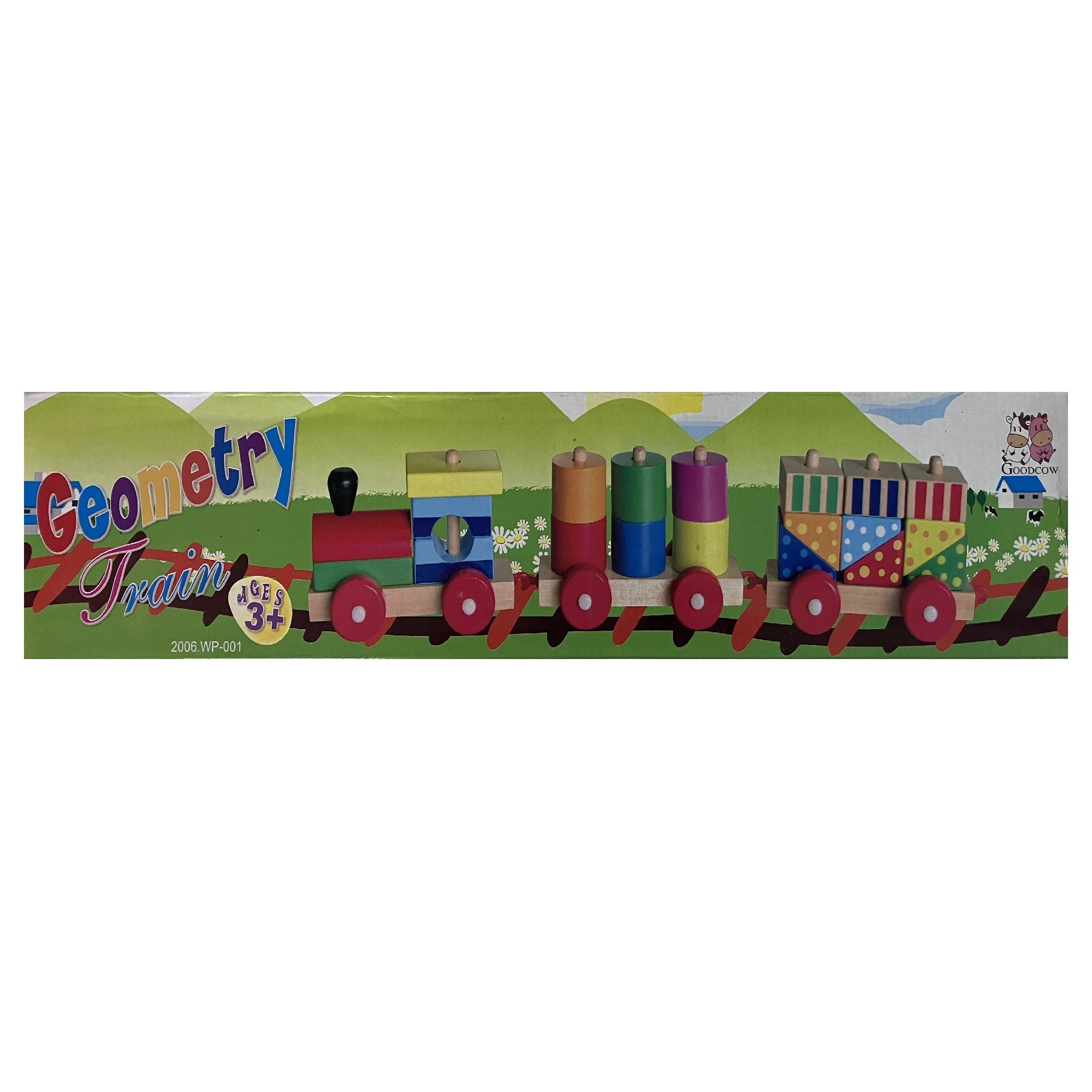 Wooden Train - Geometry Block Train