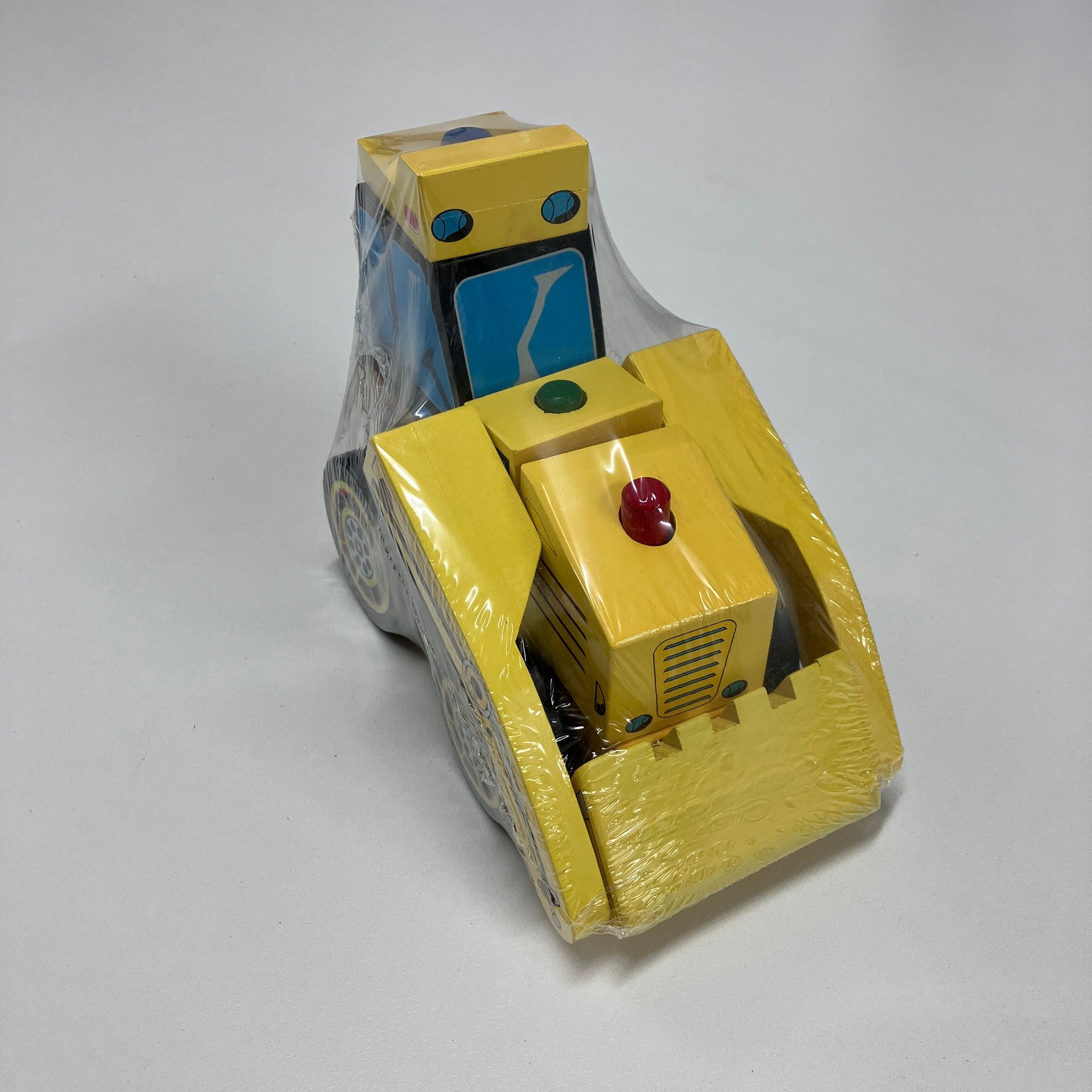 Wooden Stacking Construction Vehicles - Digger