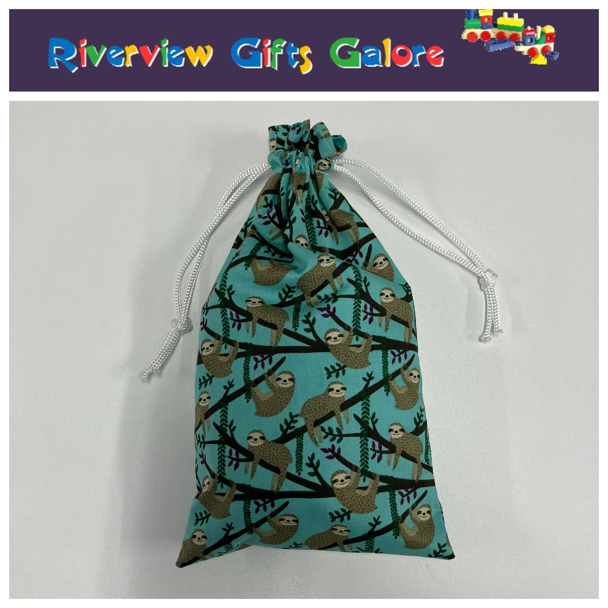 Marble Bag - Sloths (marbles sold separately)