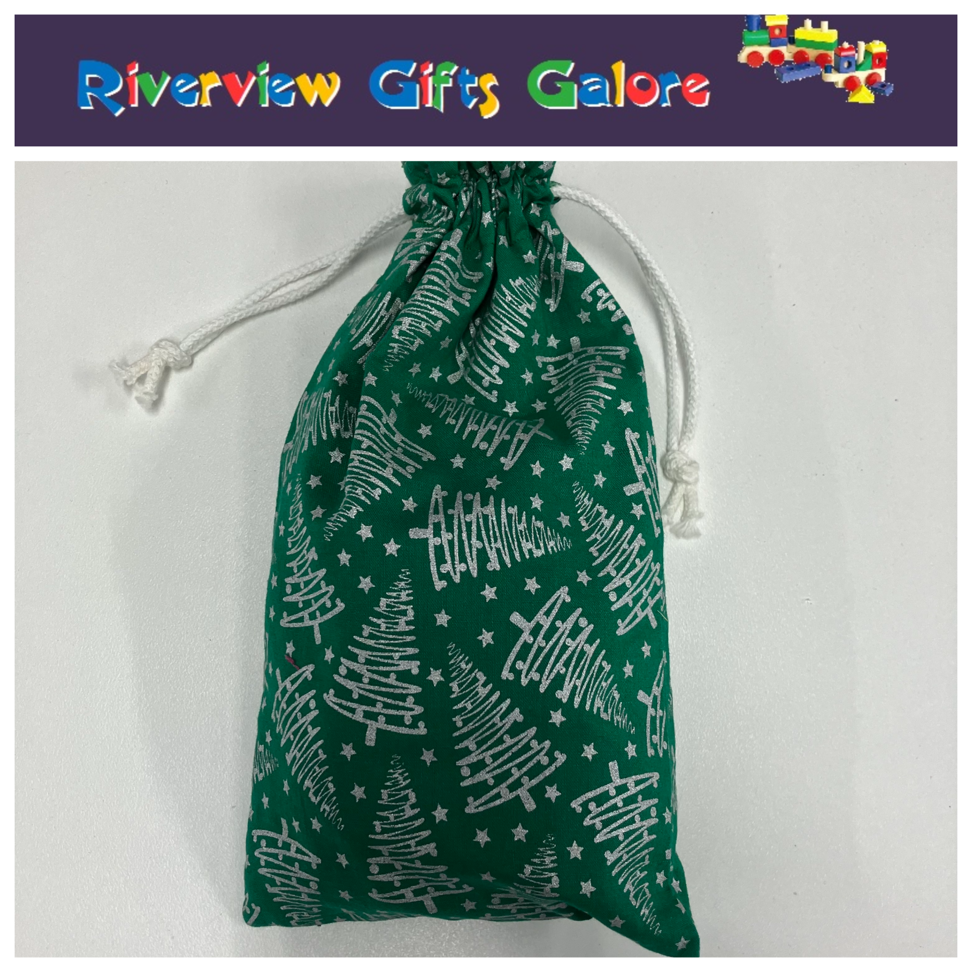 Marble Bag - Xmas Green (marbles sold separately)