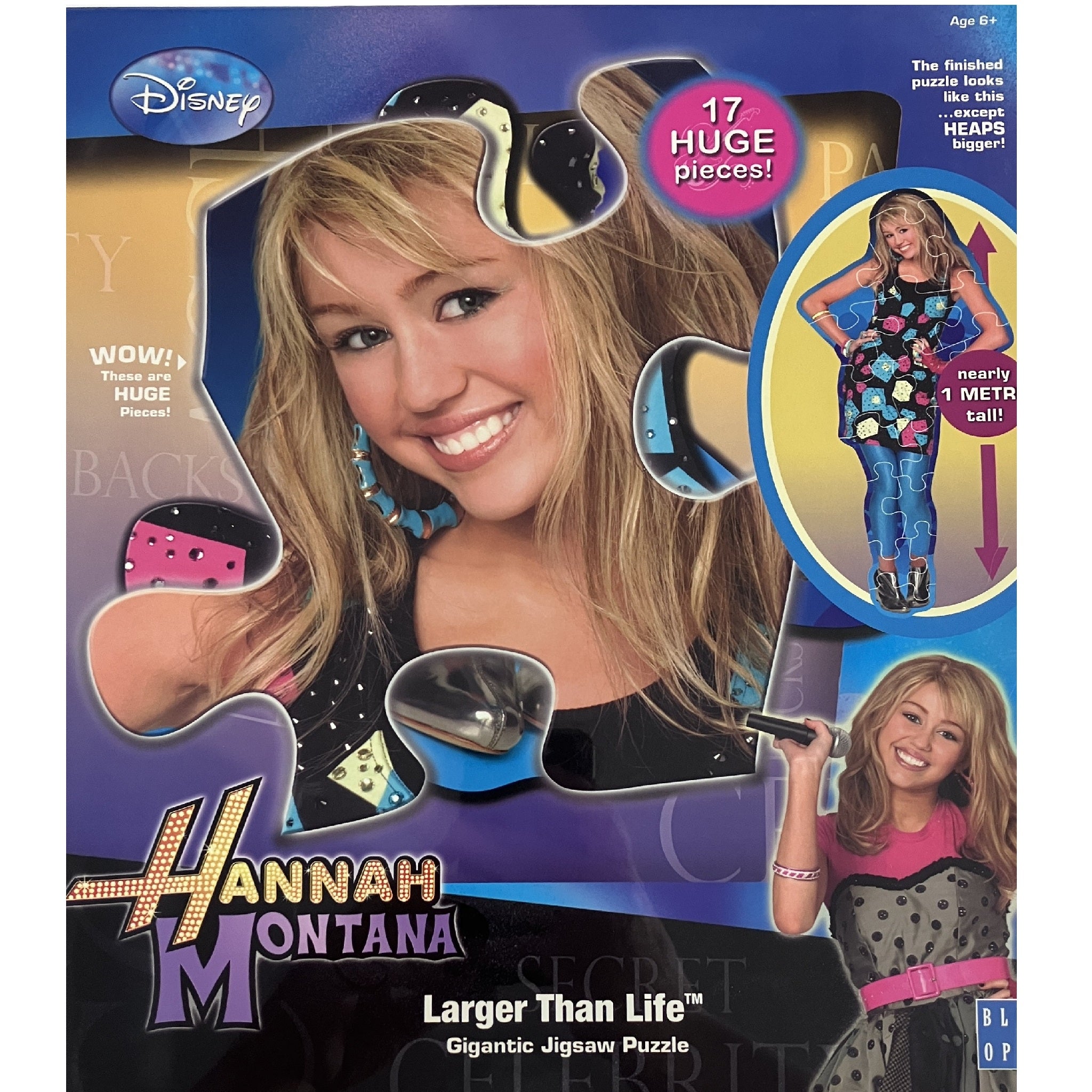 Blue Opal - Larger Than Life Puzzle - 17pc - Hannah Montana