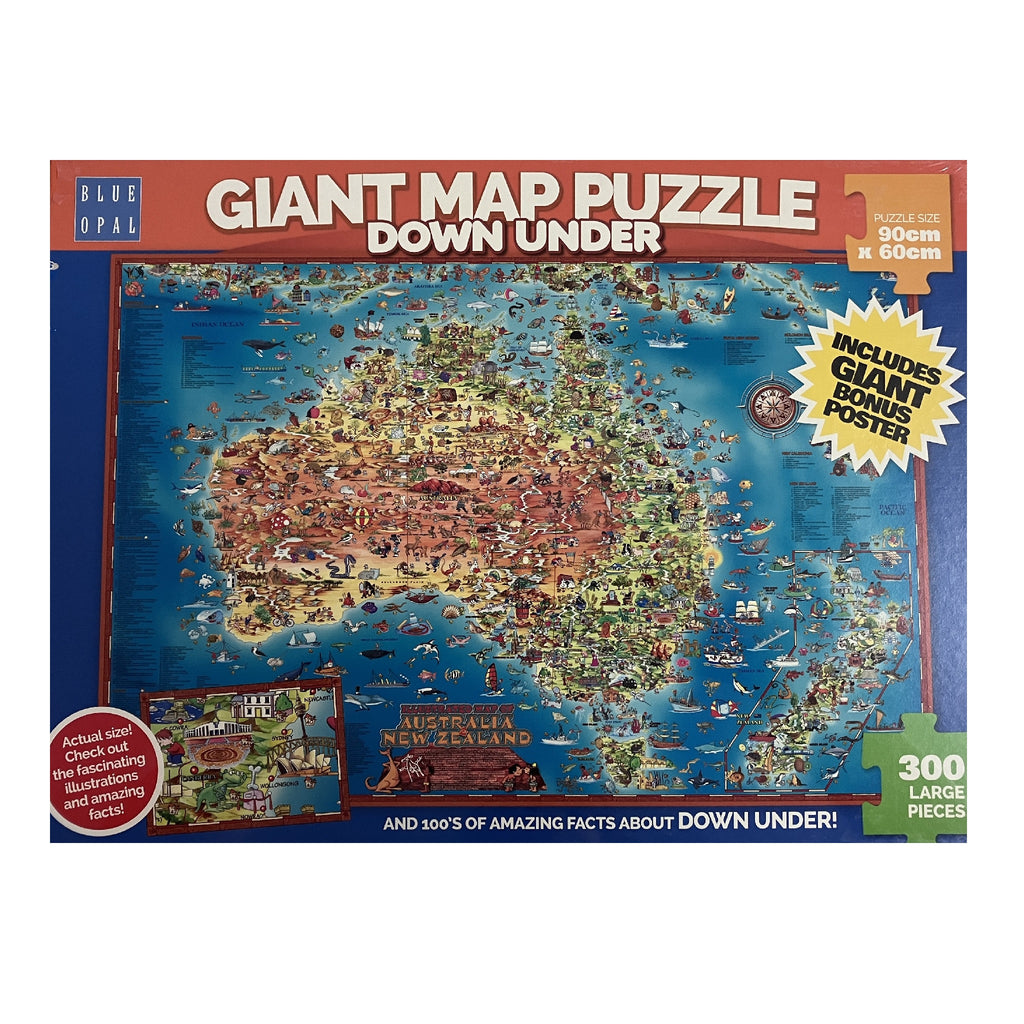 Galt 300pc Giant Map Puzzle - Down Under