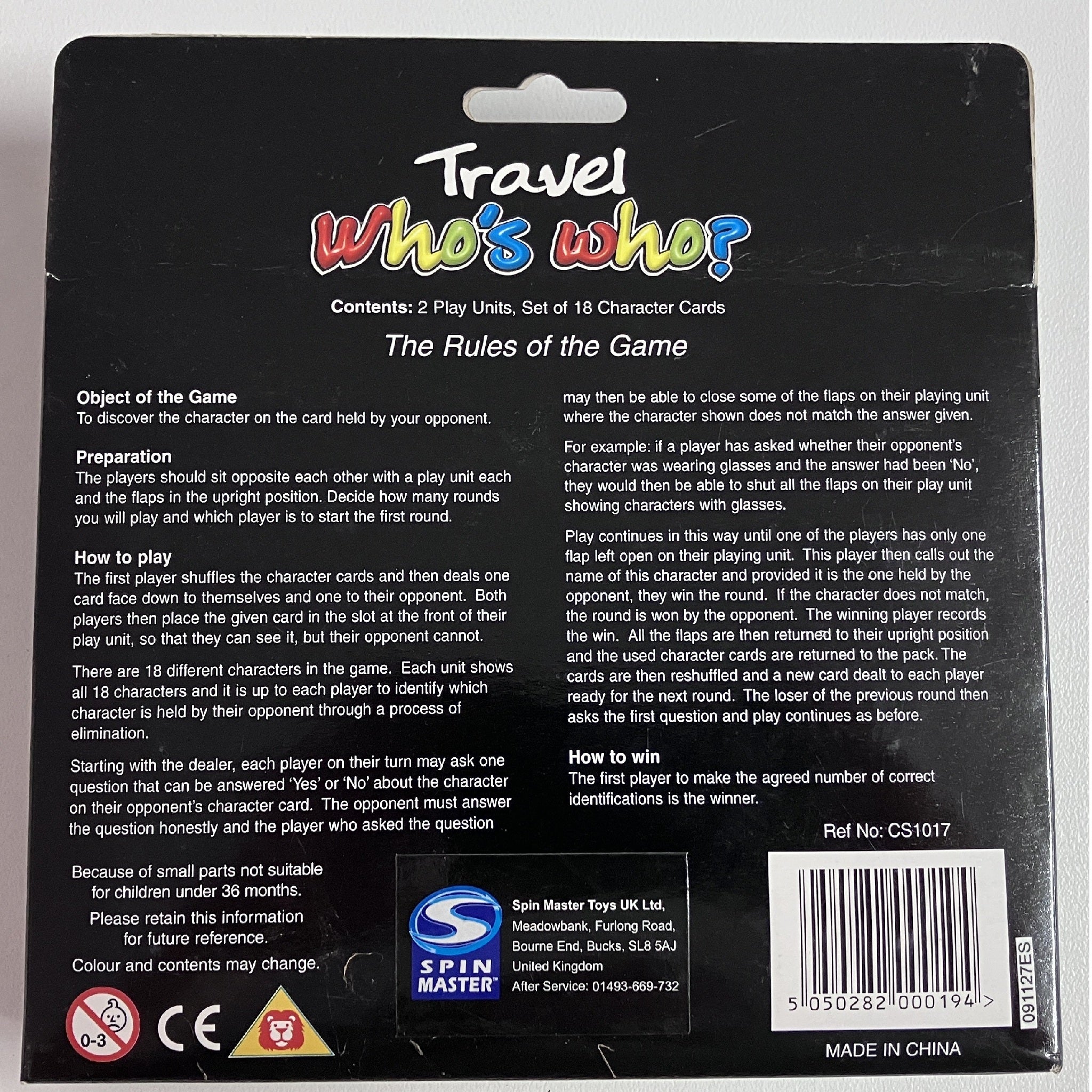 Feva Travel Who's Who Game