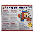 Galt - 4 x Shaped Puzzles - Construction Vehicles