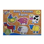 Galt - Baby Puzzles - 6 x 2pc Puzzles - Farm