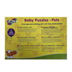 Galt - Baby Puzzles - 6 x 2pc Puzzles - Pets