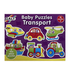Galt - Baby Puzzles - 6 x 2pc Puzzles - Transport