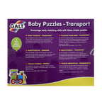 Galt - Baby Puzzles - 6 x 2pc Puzzles - Transport