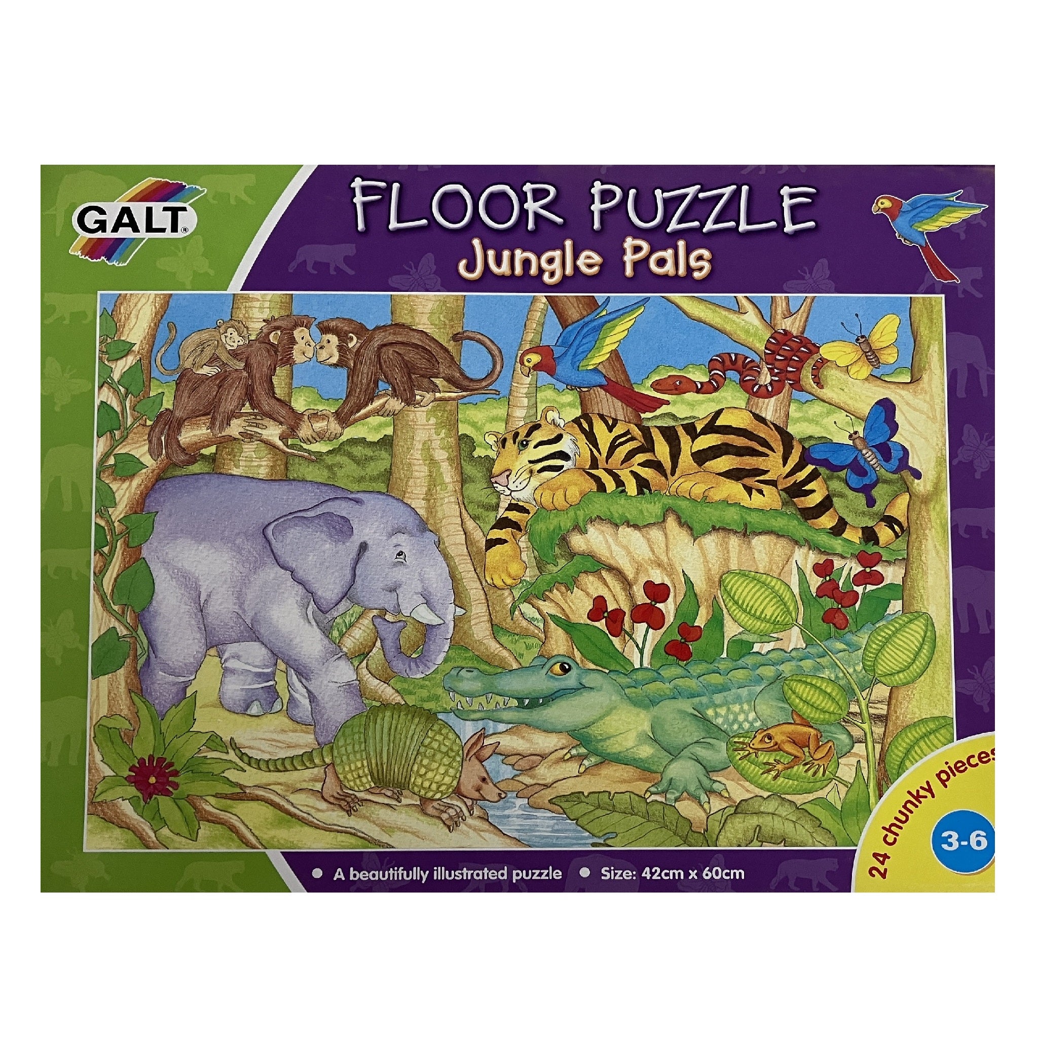 Galt 24pc Floor Puzzle- Jungle Pals