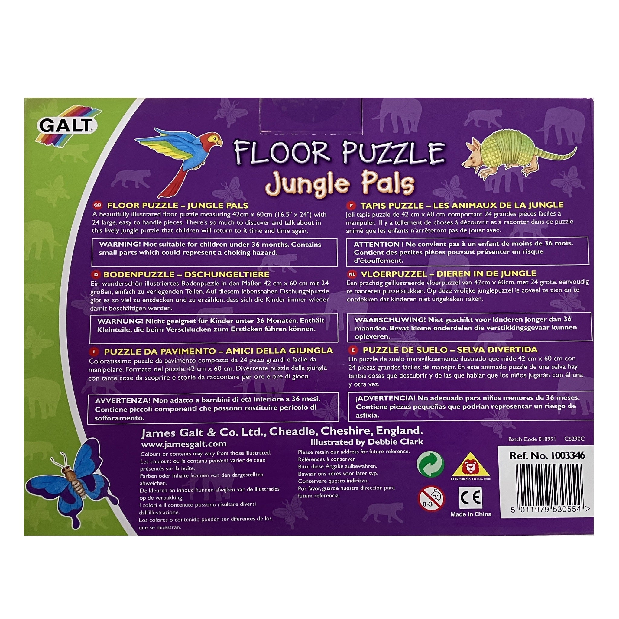 Galt 24pc Floor Puzzle- Jungle Pals