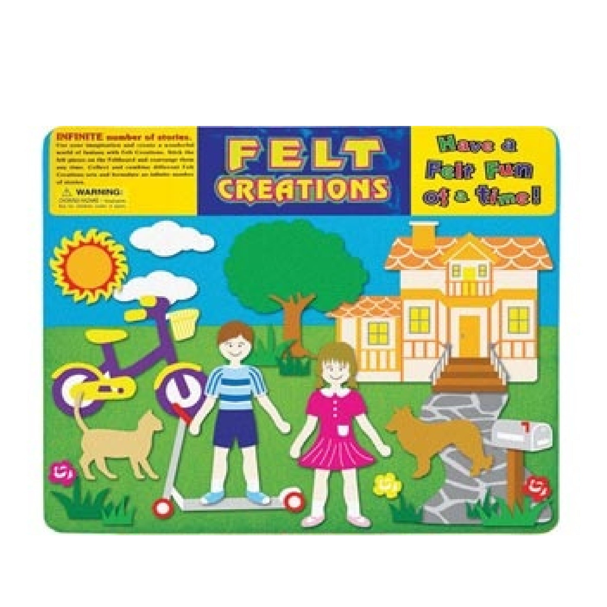 Felt Creations - Bicycle and Scooter Fun