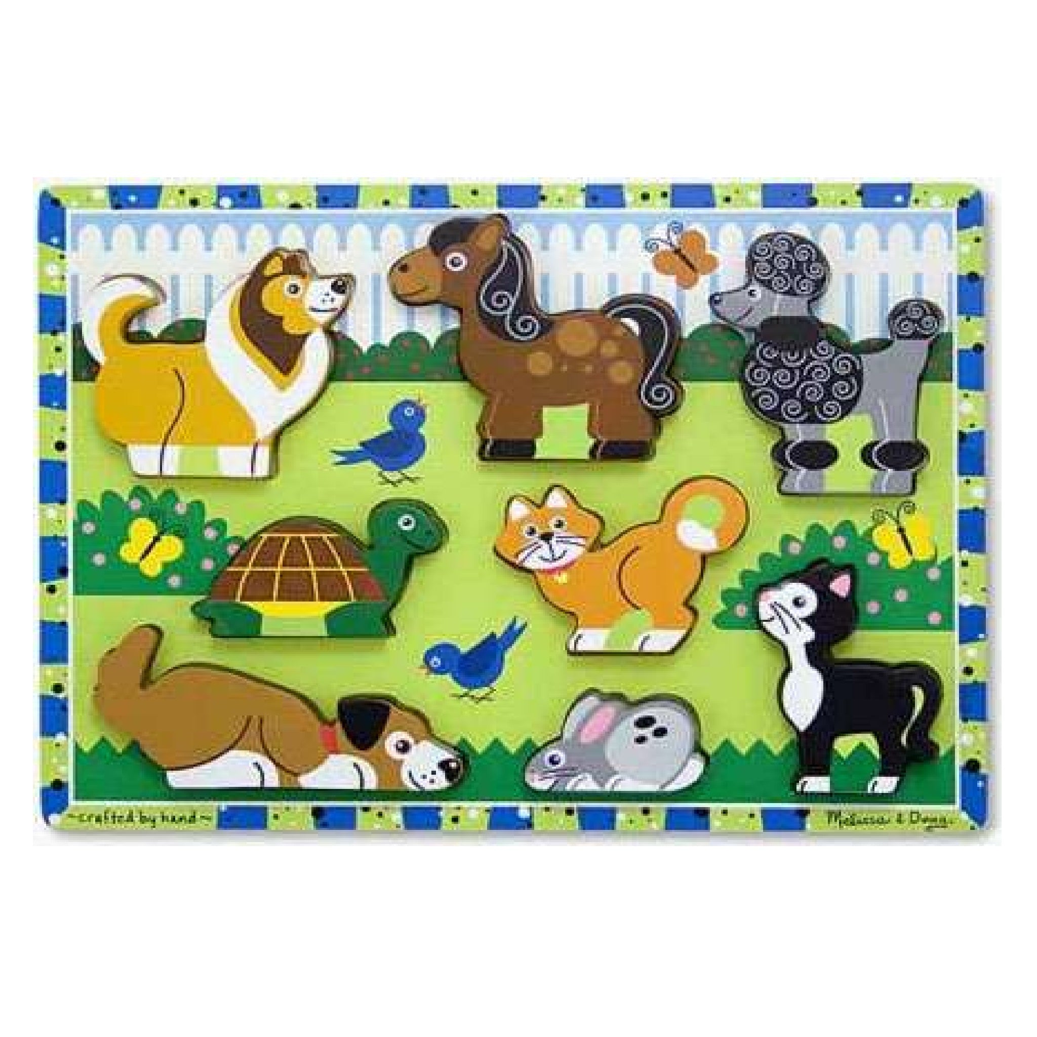Melissa & Doug Wooden Puzzle - Pets Chunky Puzzle