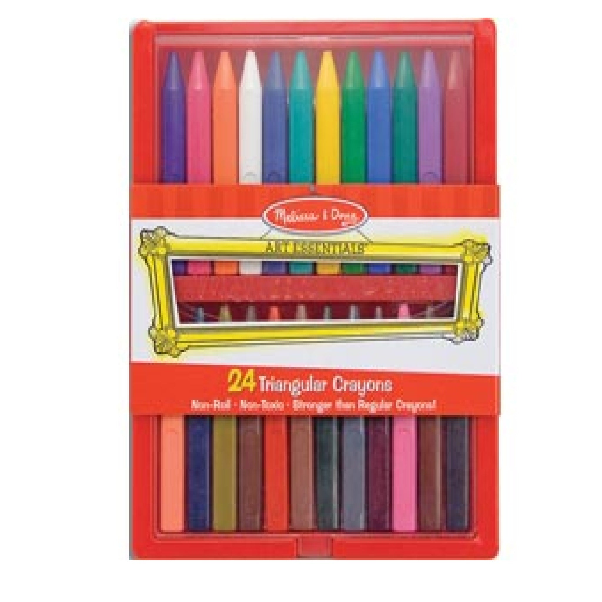 Melissa & Doug - Crayon Set - Triangular Crayons