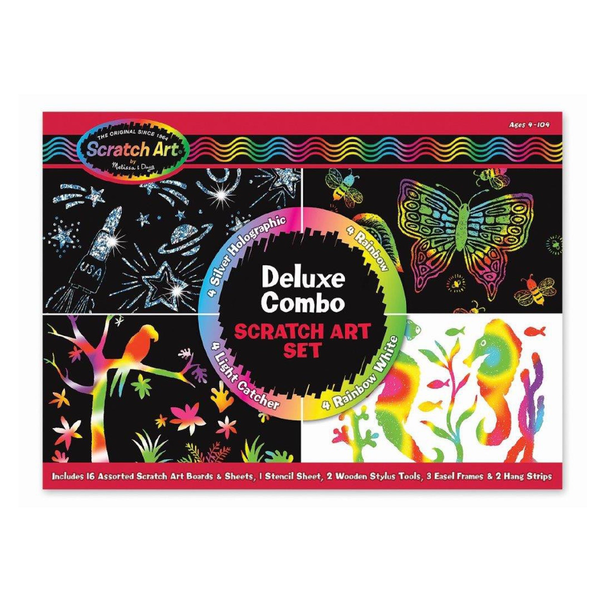 Melissa & Doug - Scratch Art - Delux Kit