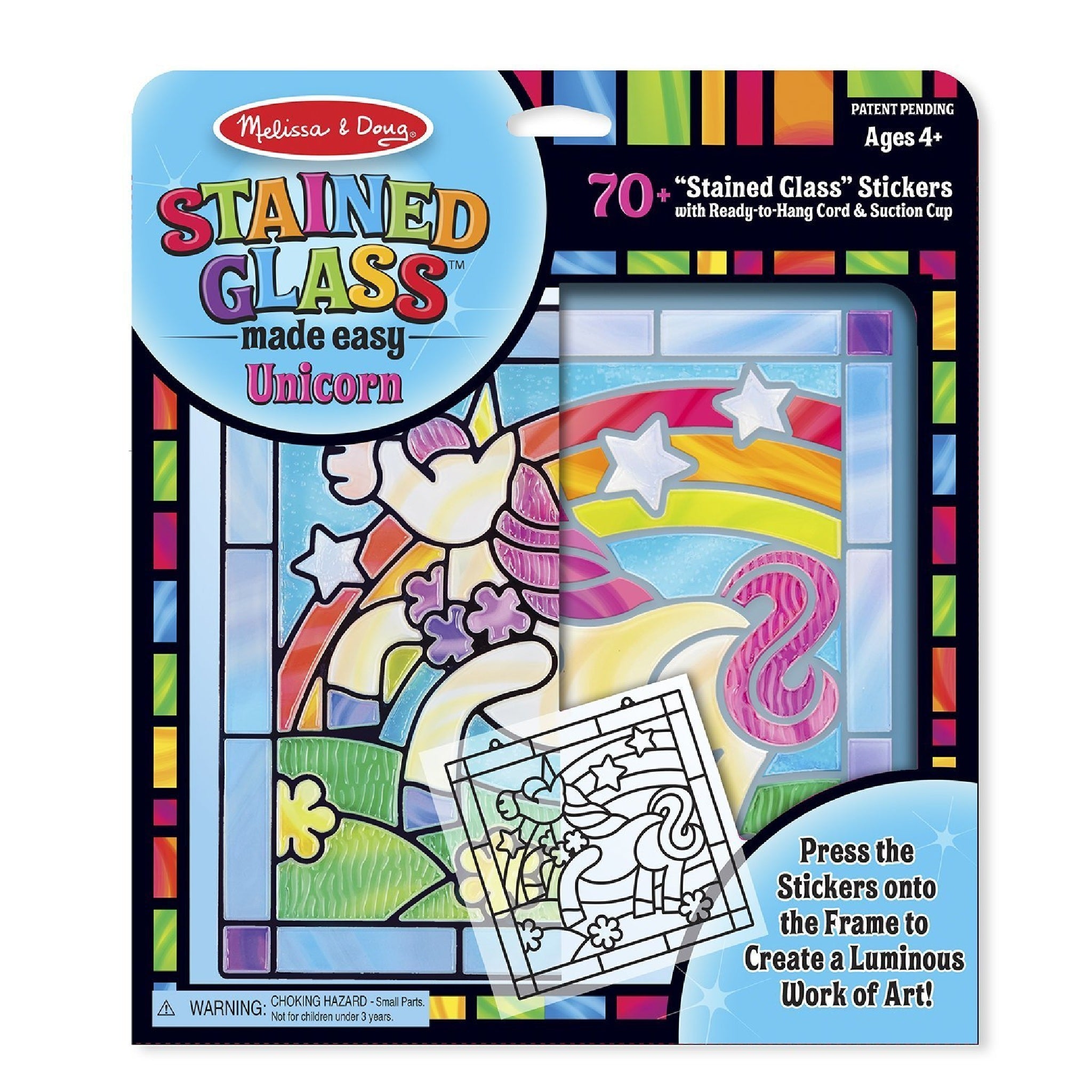 Melissa & Doug - Stained Glass - Unicorn