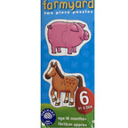 Orchard Toys - 6 x 2pc Puzzles - Farmyard