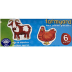Orchard Toys - 6 x 2pc Puzzles - Farmyard