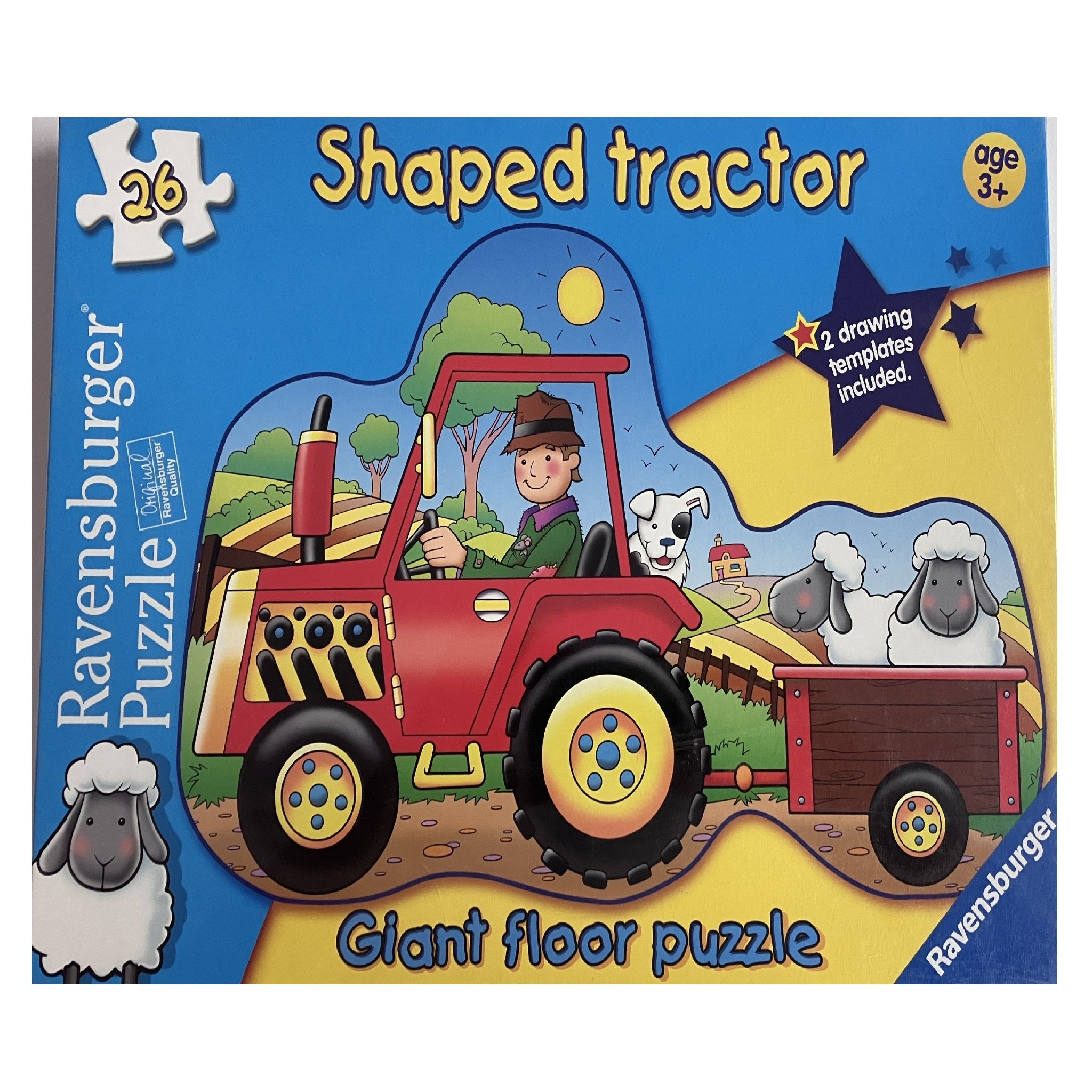 Ravensburger - Giant Floor Puzzle - 26pc - Shaped Tractor