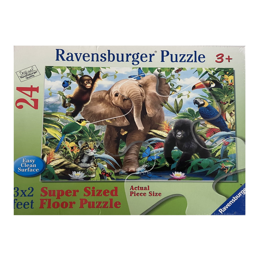 Ravensburger 24pc Super Sized Floor Puzzle- Jungle Juniors