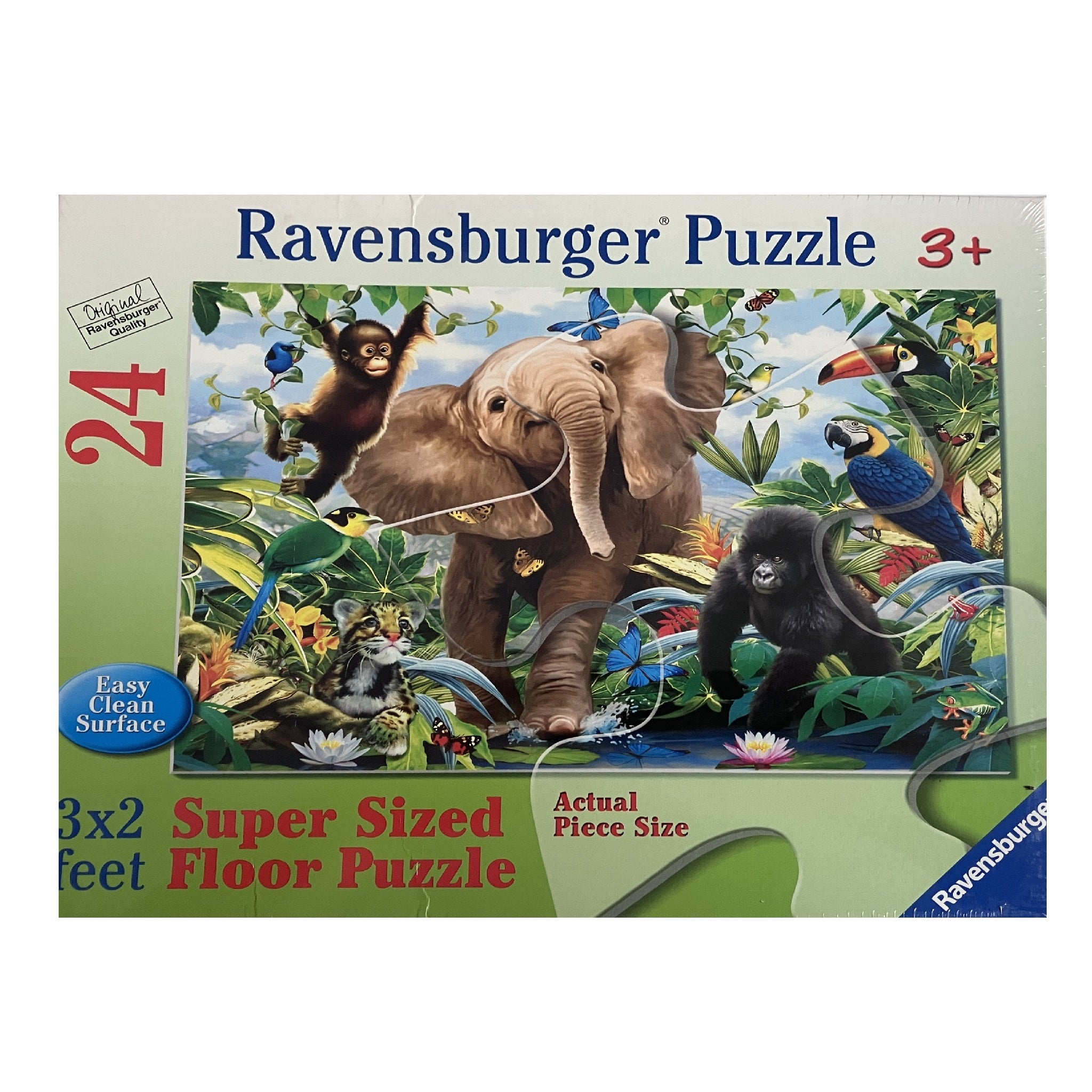 Ravensburger 24pc Super Sized Floor Puzzle- Jungle Juniors