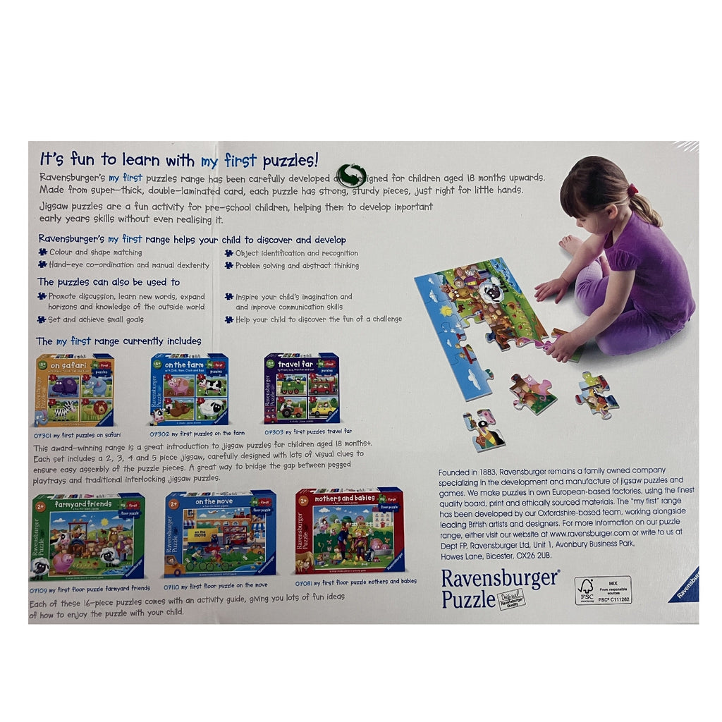 Ravensburger 16pc My First Floor Puzzle - Farmyard Friends