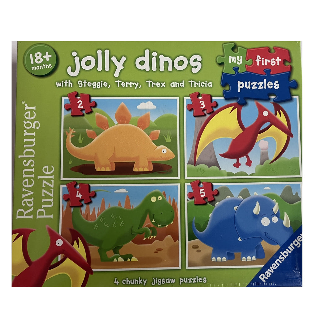 Ravensburger - My First Puzzles - Set of 4 - Jolly Dinos