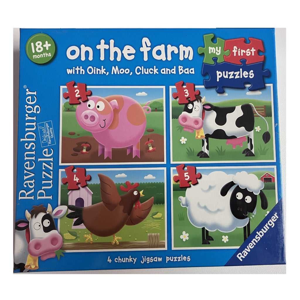 Ravensburger - My First Puzzles - Set of 4 - On the Farm