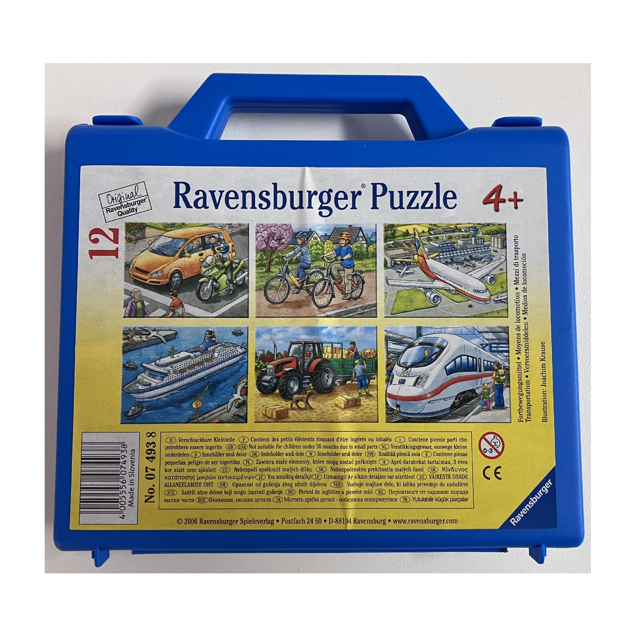 Ravensburger - 6 x 12pc Block Puzzles - Transportation