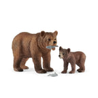 Schleich - Grizzly Bear Mother with Cubs - 42473
